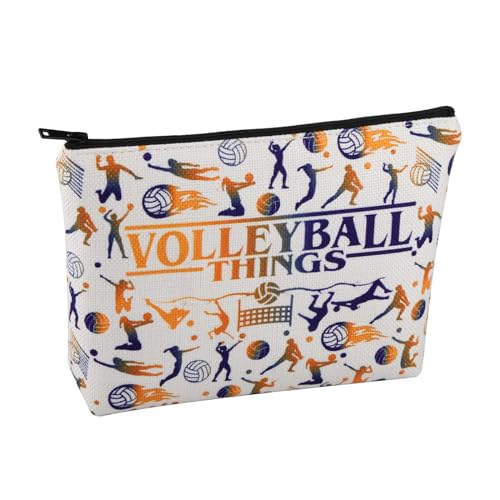 UJIMS Volleyball-Liebhaber, Geschenk für Volleyball-Liebhaber, Kosmetiktasche für Mutter, Mädchen, Volleyballspieler, Team-Trainer, Geschenk, Volleyball-Reisetasche, Volleyball-Sache, Modern von UJIMS