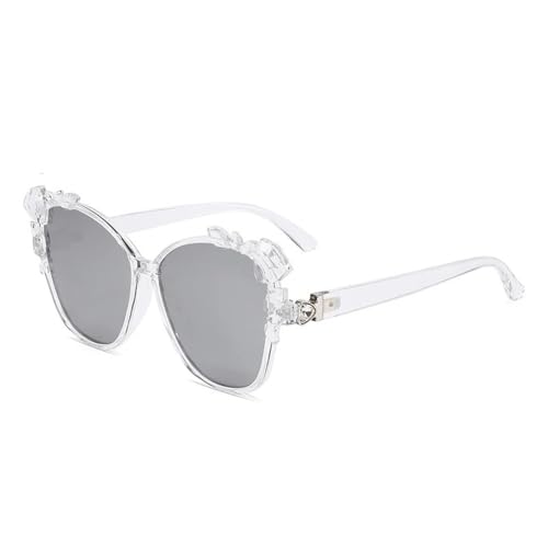 Trendy Cat Eye Sonnenbrille mit großem Rahmen für Damen, modisches Design, Sonnenbrille für Damen, lässig, Party-Sonnenbrille, UV400, C5, 1 von UJNHGQ
