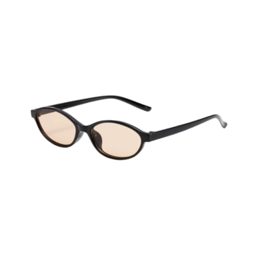 UJNHGQ Retro-Sonnenbrille mit ovalem Rahmen, modisch, personalisierbar, trendig, kleine Sonnenbrille, Katzenaugen-Sonnenbrille, 003 von UJNHGQ