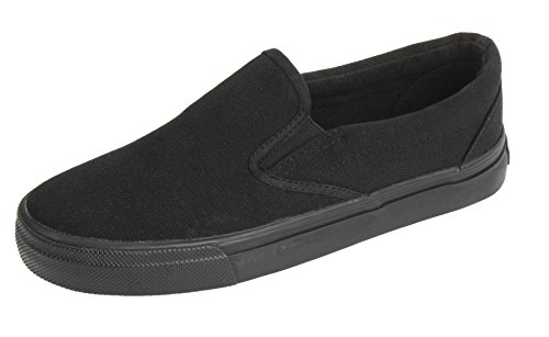 UJoowalk Modische Damen-Sneaker aus Segeltuch zum Reinschlüpfen, Schwarz, 41 EU UJoowalk Modische Damen-Sneaker aus Segeltuch zum Reinschlüpfen, Schwarz, 41 EU von UJoowalk