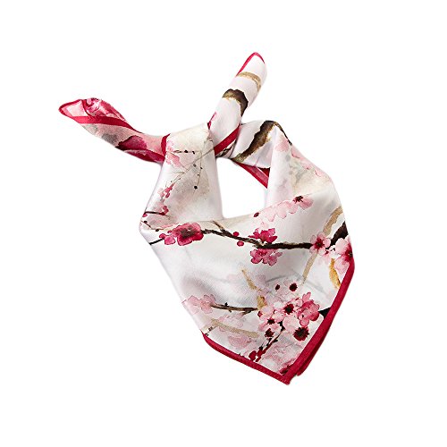 UK_Stone Damen Fashion Halstuch Nickituch aus Seiden Bandana Kopftuch mit verschiedenen Farben und Mustern 53 * 53CM, 9# von UK_Stone