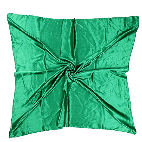 UK_Stone Damen Unifarben Groß Bandana Halstuch Satin Kopftuch Krawatte Multifunktionstuch 90 * 90cm von UK_Stone