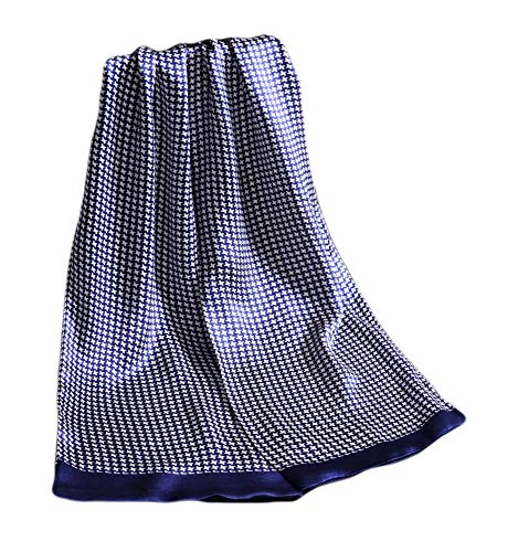 UK_Stone Klassisch 100% Seide Paisley Blumen Polka Dot Doppelschicht Halstuch Herren Schal 10MM von UK_Stone