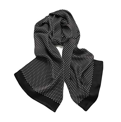 UK_Stone Klassisch 100% Seide Paisley Blumen Polka Dot Doppelschicht Halstuch Herren Schal 10MM von UK_Stone