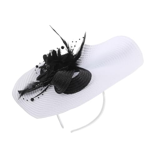 Großer Fascinator-hut Mit Federverzierungen Für Bräute Und Hochzeitsgäste. Leichter Und Zarter Kopfschmuck Verleiht Einen Hauch Von Eleganz von UKCOCO