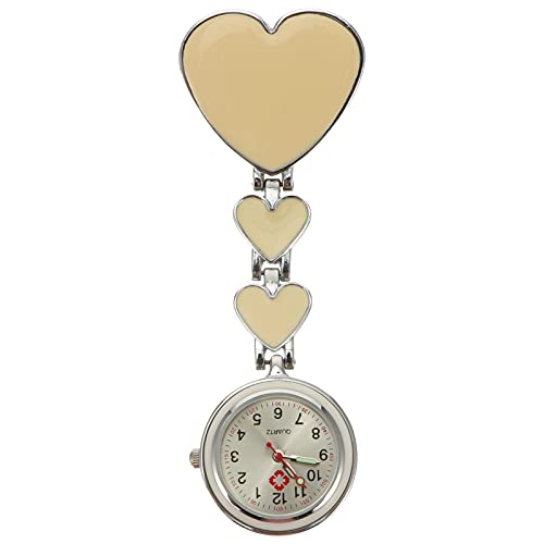 Modeuhr 1 stück Liebe- förmige Taschenuhr Professionelle hängende Uhr Tragbare Uhr von UKCOCO