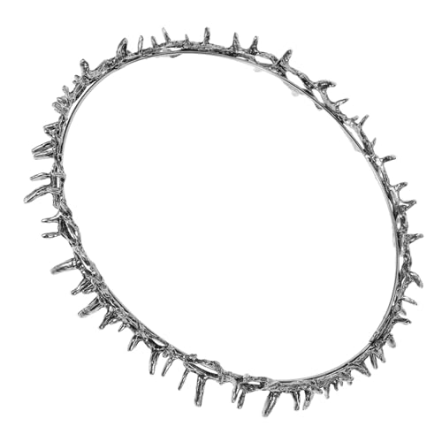 Party Krone Kopfschmuck Mädchen Dornenkrone Haarschmuck Mittelalter Stirnband Krone Kopfschmuck Hochzeit Haarteile Braut Haarschmuck von UKCOCO