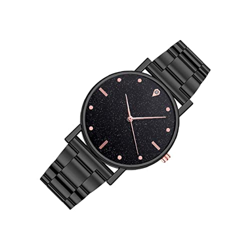 UKCOCO Damenuhr Edelstahlarmband Präzises Leichtes Design für Büroangestellte und Studenten von UKCOCO