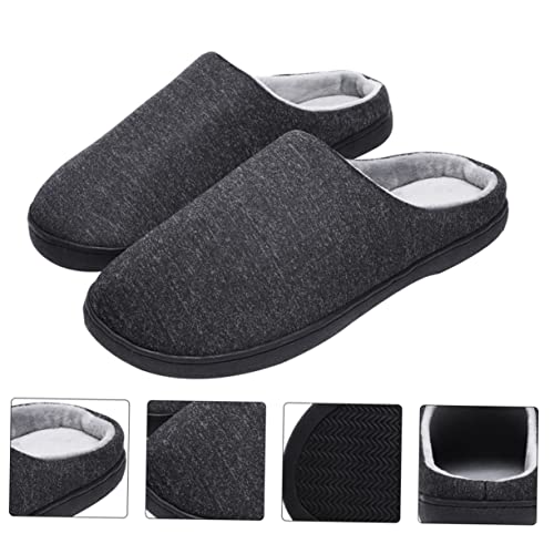 UKCOCO 1 Paar Damen Hausschuhe Winter Slippers Baumwolle Rutschfeste Sohle Warm und für Innenbereich für Kalte von UKCOCO