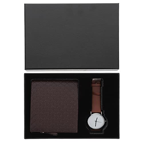UKCOCO 1 Set Herrenuhr und Brieftasche Set Pers?nlichkeit ?nner Armbanduhr und Wallet Kit von UKCOCO