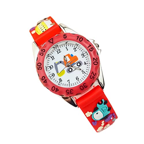 UKCOCO 1stk Kinderuhr Uhr Kinder Junge Süoe Armbanduhr Silikon- Armbanduhr wasserdichte Uhr Für Kinder Armbanduhr Jungen Kinderarmbanduhren Bagger 3D Koreanische Version Kieselgel von UKCOCO