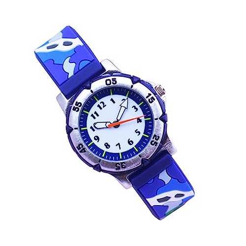 UKCOCO 1 Stück Kinderuhr Outdoor-Geschenke Digitaluhren Mädchenuhr Jungenuhren Kinderuhr Kinder Outdoor-Uhr Modische Armbanduhr Uhr Für Kinder Kinderuhr PVC Nummer 3D Blau von UKCOCO