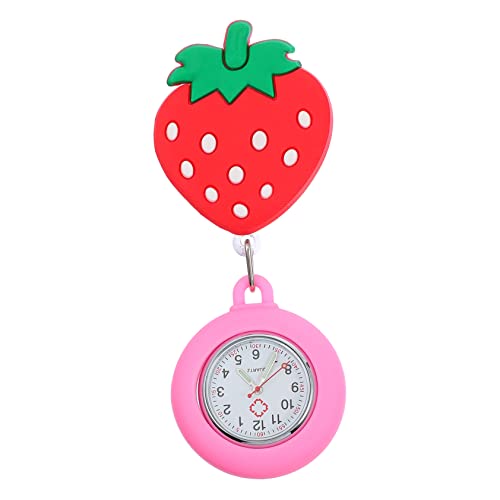 UKCOCO 1 Stück Uhr Einziehbare Taschenuhr Für Krankenschwestern Dehnbare Taschenuhr Leuchtende Uhr von UKCOCO