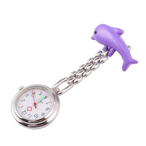 UKCOCO 1 Stück Taschenuhr Für Damen Digitaluhr Anstecknadel Für Herren Modische Uhren Für Damen Krankenschwesteruhr Brosche -Hängeuhr -Clip-Uhr von UKCOCO