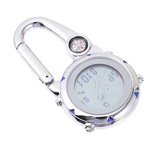 UKCOCO 1stk Taschenuhr Ansteckuhr Clip Uhr Wandern Uhr Klettern Uhr Arzt Uhr Fob Tasche Digitale Uhr Mit Campinguhr Damenuhr Draussen Zinklegierung Schmücken Reisen von UKCOCO