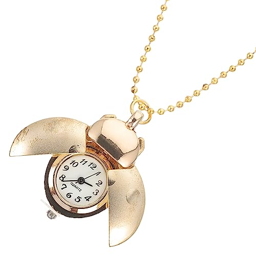 UKCOCO 1 Stück Vintage-Taschenuhr - Hängeuhr Quarz-Taschenuhr Für Kette Weihnachten Abschluss Geburtstag Geschenke Vatertagsgeschenk Golden von UKCOCO