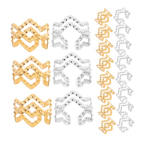 UKCOCO 100stücke Haarmanschette Für Zöpfe Dreadlock-perlen Haarschmuck Zum Flechten Haarperlen Zubehör Flechtzubehör Für Mädchen Und Frauen von UKCOCO