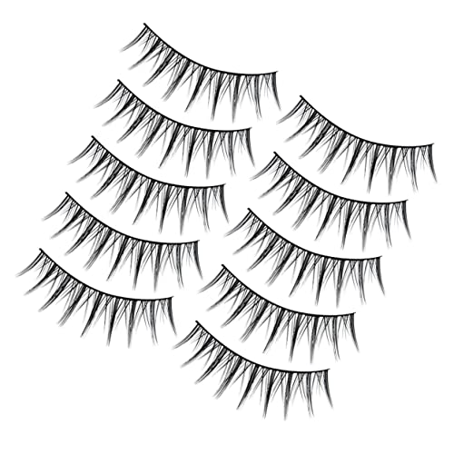 UKCOCO 10paare Künstliche Wimpern Für Frauen Natürliche Wimpernverlängerung Leicht Anzuwendende Falsche Wimpern Wiederverwendbar Für Make-up Und Partys von UKCOCO