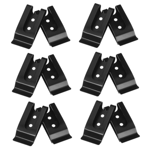UKCOCO 12 Stück Teiliges Metall Gürtelclip Robuster Glatter Slotted Back Clip für Taschen DIY Handwerksprojekte Outdoor Sport Büro Sicherer Handyhalter UKCOCO 12 Stück Teiliges Metall Gürtelclip Robuster Glatter Slotted Back Clip für Taschen DIY Handwerksprojekte Outdoor Sport Büro Sicherer Handyhalter von UKCOCO