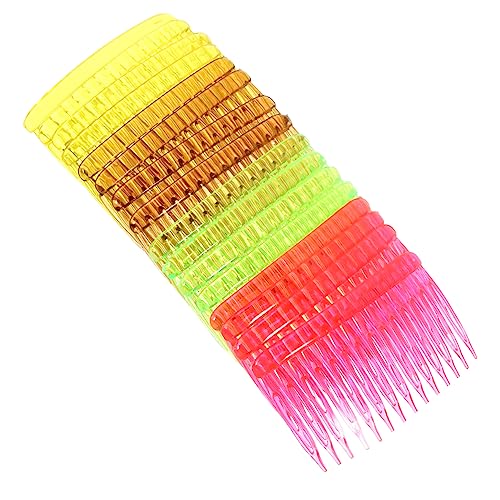 UKCOCO 12stücke Kunststoff Haarkamm Seitlich Klassisch Schiebe-haarspange Frauen Haarkammnadel Mädchen Haarkamm Haarspange von UKCOCO