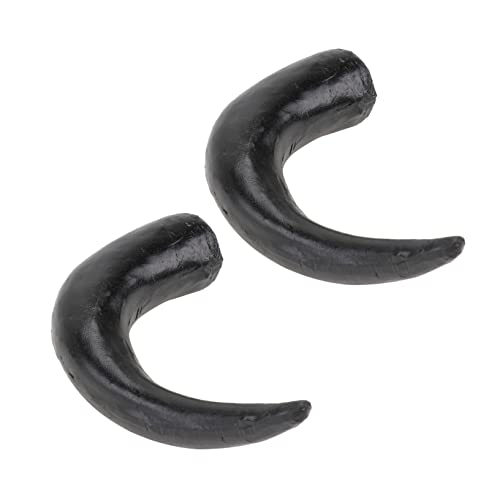 UKCOCO 1Paar Ochsenhorn Kopfschmuck DIY Haarreif für Karneval Halloween oder Kostümpartys Langlebige Praktische Kopfbedeckung Hochwertigem Material Kreative von UKCOCO