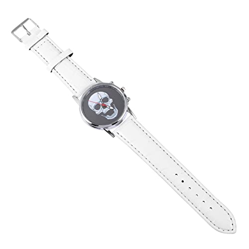 UKCOCO Halloween 1Pc Herrenuhr Minimalistische Herrenuhr Digitaluhr Für Herren Jungen Digitaluhr Digitaluhr Für Kinder Relojes De Hombre Totenkopfuhr Horrible Pattern Watch Man Supplies von UKCOCO