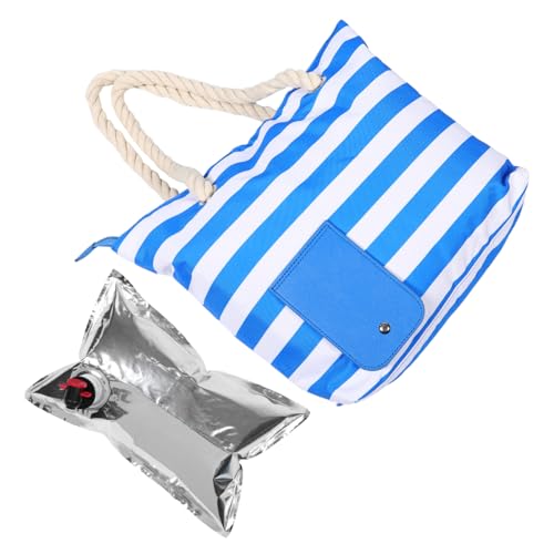 UKCOCO 1Satz Weintasche Oxford mit Isolierung Auslaufsichere Umhängetasche für Picknick Strand Eleganter Weinkühler für Camping Reise von UKCOCO