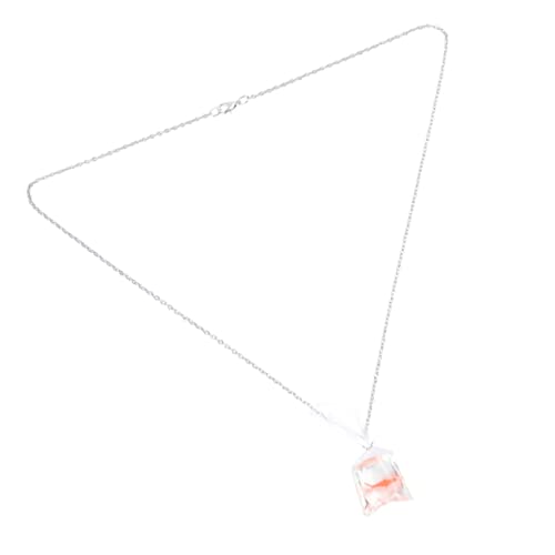 UKCOCO 1Stück Kreativer Harzanhänger mit Transparente Wasserbeutel Halskette Einzigartiger Schmuck für Damen für zu Besonderen Anlässen von UKCOCO