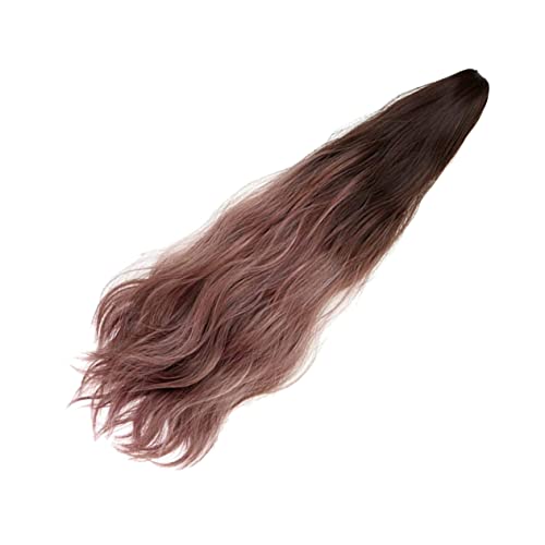 UKCOCO Lange Pferdeschwanz Perücke Welliges Haarteil für Mädchen Natürliche Haarperücke Styling Accessoire Bequem für Täglichen Gebrauch von UKCOCO