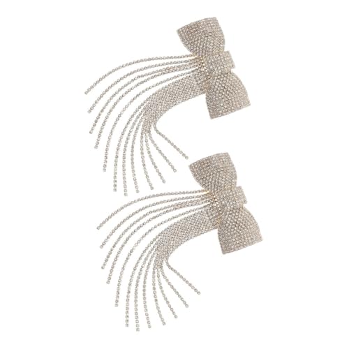 UKCOCO 2 Haarspangen Mit Schleife Und Langen Quasten Für Damen, Geeignet Für Partys Und Den Alltag, Verleiht Jeder Frisur Charme Und Stil. von UKCOCO