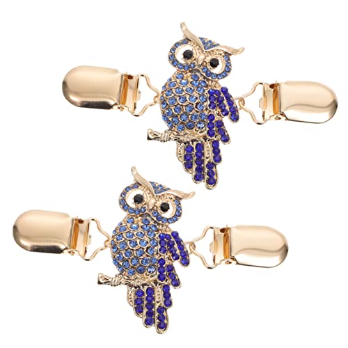 UKCOCO 2 Stück Cardigan Clips aus Langlebigem Robuste Strickjacken Spangen mit Dekorativer Schließfunktion Vielseitige Schal Clips für Damen und Herren für Formelle und Anlässe von UKCOCO