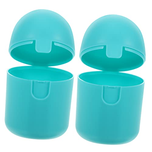 UKCOCO 2 Stück Menstruationstassen Aufbewahrungsbox Teilig Dampfsterilisierbar Hygienisch Leicht Tragbar für Frauen Zuhause Reise Camping Kompakt Bpa Frei Blau von UKCOCO