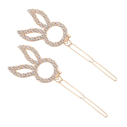 UKCOCO 2 Stück Strass Haarspangen Modisches Haar Accessoire für Frauen Glitzernde Haarschmuck für Hochzeiten und Partys Langlebig und Elegant für Feines und Dickes Haar von UKCOCO