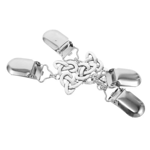 UKCOCO 2 Stück Strickjacken Clips mit Modischem Hohlmuster Vielseitige Pullover Klammern für Cardigans und Schals Dekorative Cinch Clips für Damen und Mädchen Stilvolle Verschlüsse für von UKCOCO