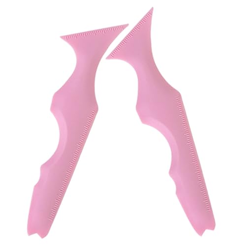 UKCOCO 2 Stück Teiliges Augen Make Up Schablonen aus Robustem Silikon Multifunktionale Eyeliner Lidschatten Hilfsmittel für Präzises Zeichnen Kompakt und Tragbar für Anfänger und Profis von UKCOCO