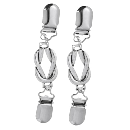 UKCOCO 2 Stück Vintage Cardigan Clips aus Langlebiger Schalclips für Damen Vielseitige Kleidungsklammern zur Dekoration und Fixierung von Strickjacken Pullovern und Umhängen von UKCOCO