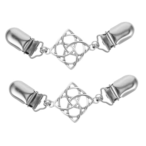 UKCOCO 2 Stück Vintage Sweater Clips Hohlschnitt Cardigan Clips für Damen Schal und Tuchhalter Pullover Verschluss Modeaccessoire von UKCOCO