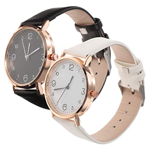 UKCOCO 2st Anschauen Damen Armbanduhr. Valentinstag Uhr Geschenk Antikes Armband Einfache Uhr Casual Quarzuhr Retro Quarzuhr. Geschenke Für Frauen Reloj Mädchen Legierung Handgelenk Leser von UKCOCO