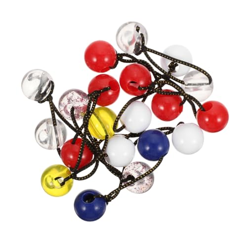 UKCOCO 20 Stück Teiliges Haargummis mit Elastischem Doppelkugel Design Bunte Haarschleifen für Mädchen Weiche Haarschmuck Haargummis Praktisch und Modisch für Dünnes und Dickes Haar von UKCOCO