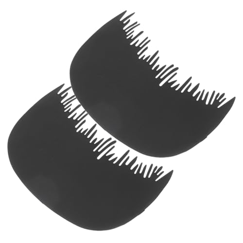 UKCOCO 2stücke Haaransatzkamm Aus Kunststoff Und Faser Für Männer Und Frauen Tragbar Für Saubere Anwendung Optimiert Für Haarvolumen Und Stirnlinien von UKCOCO