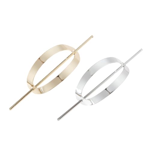 UKCOCO 2stücke Haarspange Dutt Haarstab Clips Für Frauen Vintage Haarspangen Halter Manschette Zubehör Für Einfache Frisuren Hochsteckfrisuren von UKCOCO