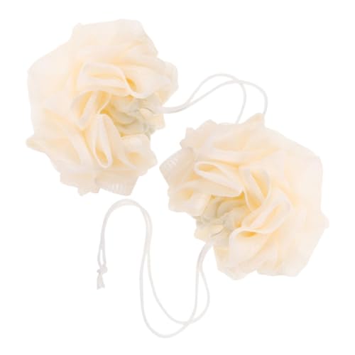 UKCOCO 2stücke Doppelseitiger Peeling- Für Dusche Reisefreundlicher Körperschrubber Mit Seifenhalter Weiches Badetuch Für Männer Und Frauen von UKCOCO