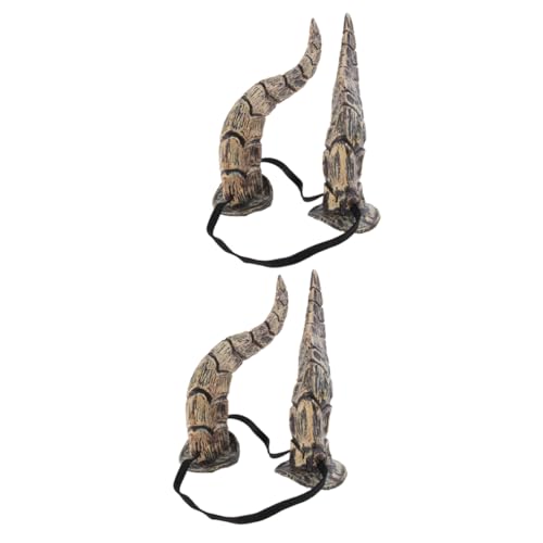 UKCOCO 2Stücke Tierhorn Haarband für Cosplay Halloween Festival Elastisches Stirnband mit Tierischen Hörnern Kostümzubehör für Partys Besondere Anlässe UKCOCO 2Stücke Tierhorn Haarband für Cosplay Halloween Festival Elastisches Stirnband mit Tierischen Hörnern Kostümzubehör für Partys Besondere Anlässe von UKCOCO