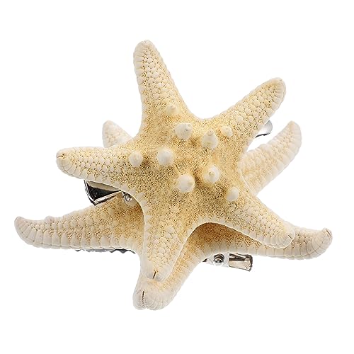 UKCOCO 2stücke Handgefertigte Seestern-haarspangen Für Damen Haarschmuck Für Strandpartys Und Besondere Anlässe Stilvolles Accessoire Geeignet Für Hochzeiten Und Feiern von UKCOCO