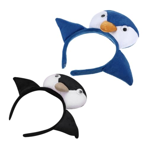 UKCOCO 2stücke Stirnband Mit Pinguin-motiv Für Junge Mädchen Weiches Material Tolle Farbe Langlebige Verarbeitung Für Kostümpartys Und Themenveranstaltungen von UKCOCO