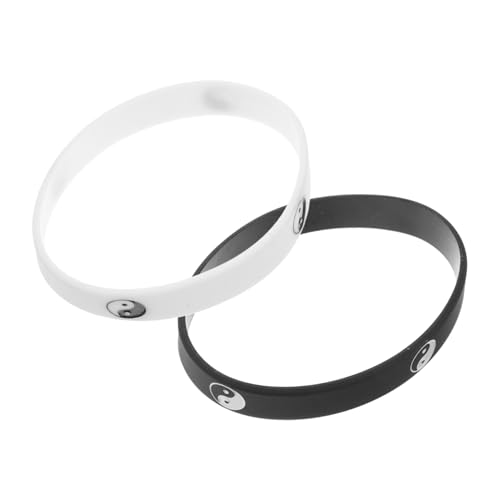 UKCOCO 2stücke Tai Chi Silikonarmbänder Passende Armbänder Feng Shui Männer Silikonarmbänder Paararmbänder Für Damen Und Herren UKCOCO 2stücke Tai Chi Silikonarmbänder Passende Armbänder Feng Shui Männer Silikonarmbänder Paararmbänder Für Damen Und Herren von UKCOCO