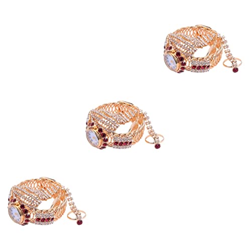 UKCOCO 3 Stück Damen-Ringuhr Damenuhren Boho-Armbänder Ringarmband Handkette Quarz-Armbanduhr Armband Für Damen Armreifen Für Damen Modeuhr Für Mädchen Damenuhr UKCOCO 3 Stück Damen-Ringuhr Damenuhren Boho-Armbänder Ringarmband Handkette Quarz-Armbanduhr Armband Für Damen Armreifen Für Damen Modeuhr Für Mädchen Damenuhr von UKCOCO