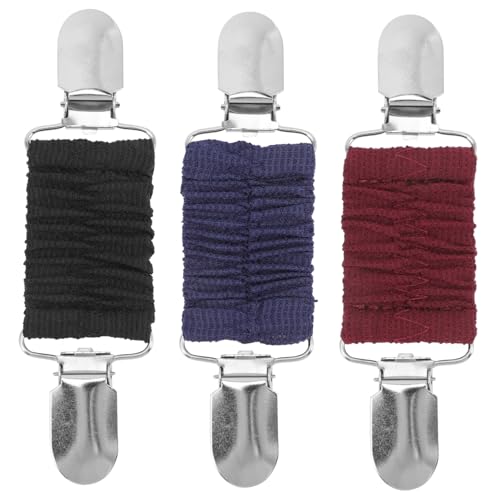 UKCOCO 3 Stück Teiliges Pullover Clips aus Langlebiger Legierung Elastische Cardigan Clips für Damen Kleider und Schalhalter Vielseitig Einsetzbar Robust und Einfach Anzubringen in von UKCOCO