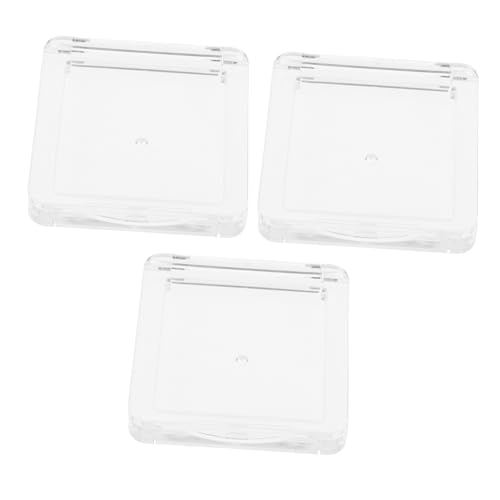 UKCOCO 3 Stück Transparente Quadratische Highlighter Box Einzelnes Fach Leerer Make Up Container für Concealer Lidschatten Tragbar für Reisen DIY Anpassbar Vielseitige Kosmetik UKCOCO 3 Stück Transparente Quadratische Highlighter Box Einzelnes Fach Leerer Make Up Container für Concealer Lidschatten Tragbar für Reisen DIY Anpassbar Vielseitige Kosmetik von UKCOCO