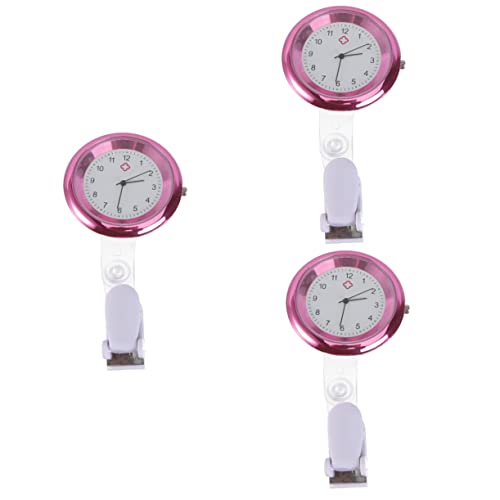 UKCOCO Aufstecken 3 Stücke Digitaluhr Licht Geschenke Für Männer Digitaluhr Für Uhren Für Krankenschwestern Mädchen Uhr Teleskop Uhr Tragbare Taschenuhr Stethoskop von UKCOCO